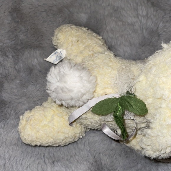 Vintage Eden Blue Eye Lamb Musical Wind Up Head Moves Mary Had a Little Lamb - Picture 4 of 7